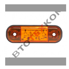 Фонарь габаритный 1014.3731-07М (12/24В) желтый 3LED МИГАЮЩИЙ