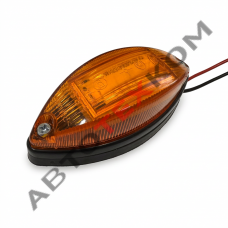 Фонарь габаритный 1070.3731-01-П (12/24В) LED желтый (с проводом) ан.ГФ-2