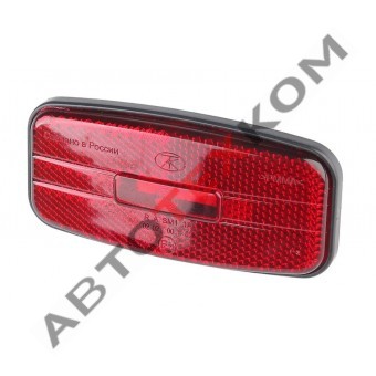 Фонарь маркерный 1075.3731 (12/24В) LED красный L-50мм. 
