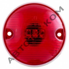 Фонарь габаритный задний 52.3731-03 (12/24В) красный LED гриб (с проводом)