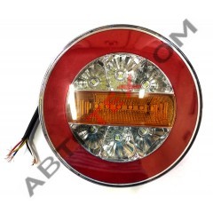 Фонарь задний круглый YP-158-24 (24В) LED 4 функции