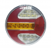 Фонарь задний T23 (24В) LED круглый + Неон