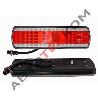 Фонарь задний 112.08.69-02 (12/24В) LED правый (со жгутом + байонет) КАМАЗ 5490