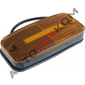 Фонарь габаритный 158-00 (24В) LED желтый (с неоновым светом)