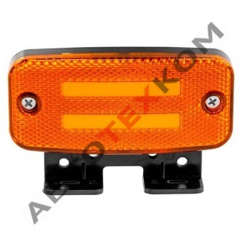 Фонарь габаритный 159-00-1 (24В) LED желтый (с кронштейном) две полосы