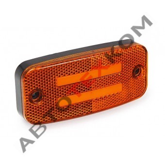 Фонарь габаритный 159-00 (24В) LED желтый (с неоновым светом) две полосы