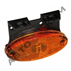 Фонарь габаритный 153-00-1 (12/24В) LED желтый (Schmitz) с кронштейном