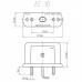 Подсветка номера ЕС-10 (12/24) черный LED