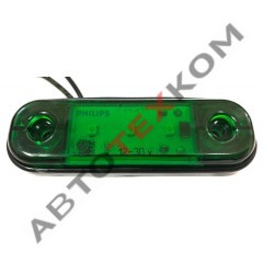 Фонарь габаритный 1014.3731-09 (12/24В) зелёный LED 3 диода