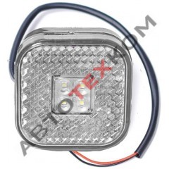 Фонарь маркерный 110-01 (24В) белый LED