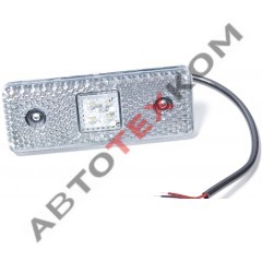 Фонарь маркерный 09.3711-01 (12/24В) LED белый ан.90-01