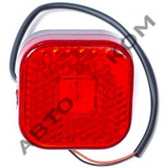 Фонарь маркерный 110-02 (24В) красный LED