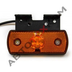 Фонарь габаритный 152-00-1 (12/24В) LED желтый (Schmitz) н.о. с кронштейном