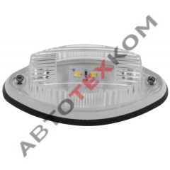 Фонарь габаритный передний ГФ2-01 (б/л) белый (лодочка) н.о.