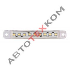 Фонарь контурный 161-01-6LED (24В) белый 9LED с прокладкой (ан.YP-117)