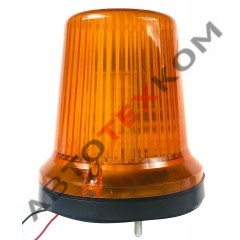 Маяк импульсный АТК-МИ 05 (12/24В) желтый 30LED (3 болта) H=170мм