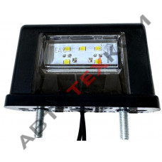 Фонарь освещения номерного знака ОНЗ-210-05 (12/24) 5LED черный (провод) ан.ЕС-10