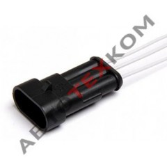 Разъем штыревой 3-х конт. 22152105A superseal вилка