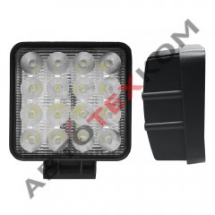 Фара противотуманная G0001-55 (48W) LED 16 диодов, квадрат. 55мм