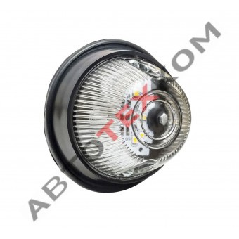 Повторитель указателя поворота УП101-6LED-1-12-24V (12/24В) с пыльником БЕЛЫЙ Повторитель указателя поворота УП101-6LED-1-12-24V (12/24В) с пыльником БЕЛЫЙ